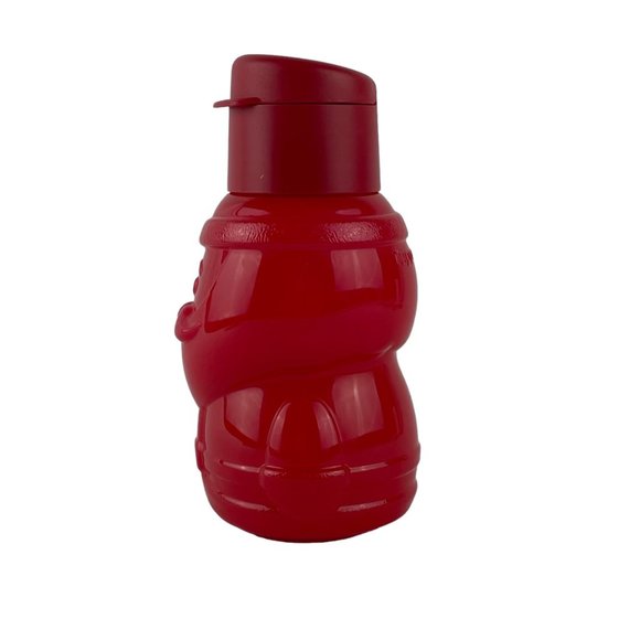 Tupperware Eco Santa Claus Water Bottle Red Tumbler Lot of 2 NEW - Picture 4 of 8